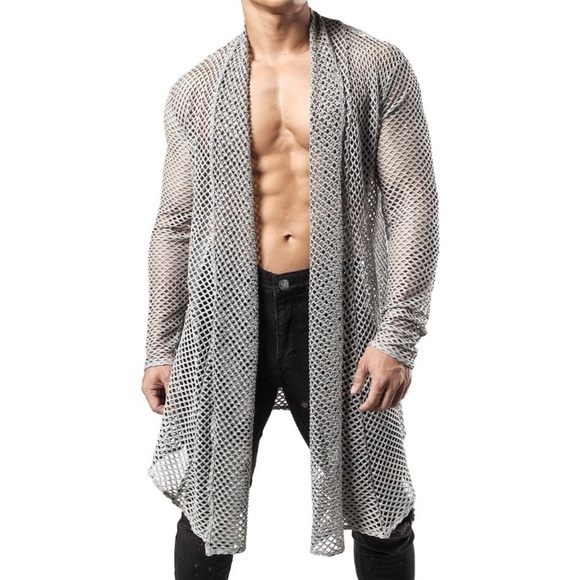 Mens Mesh Fishnet Top
